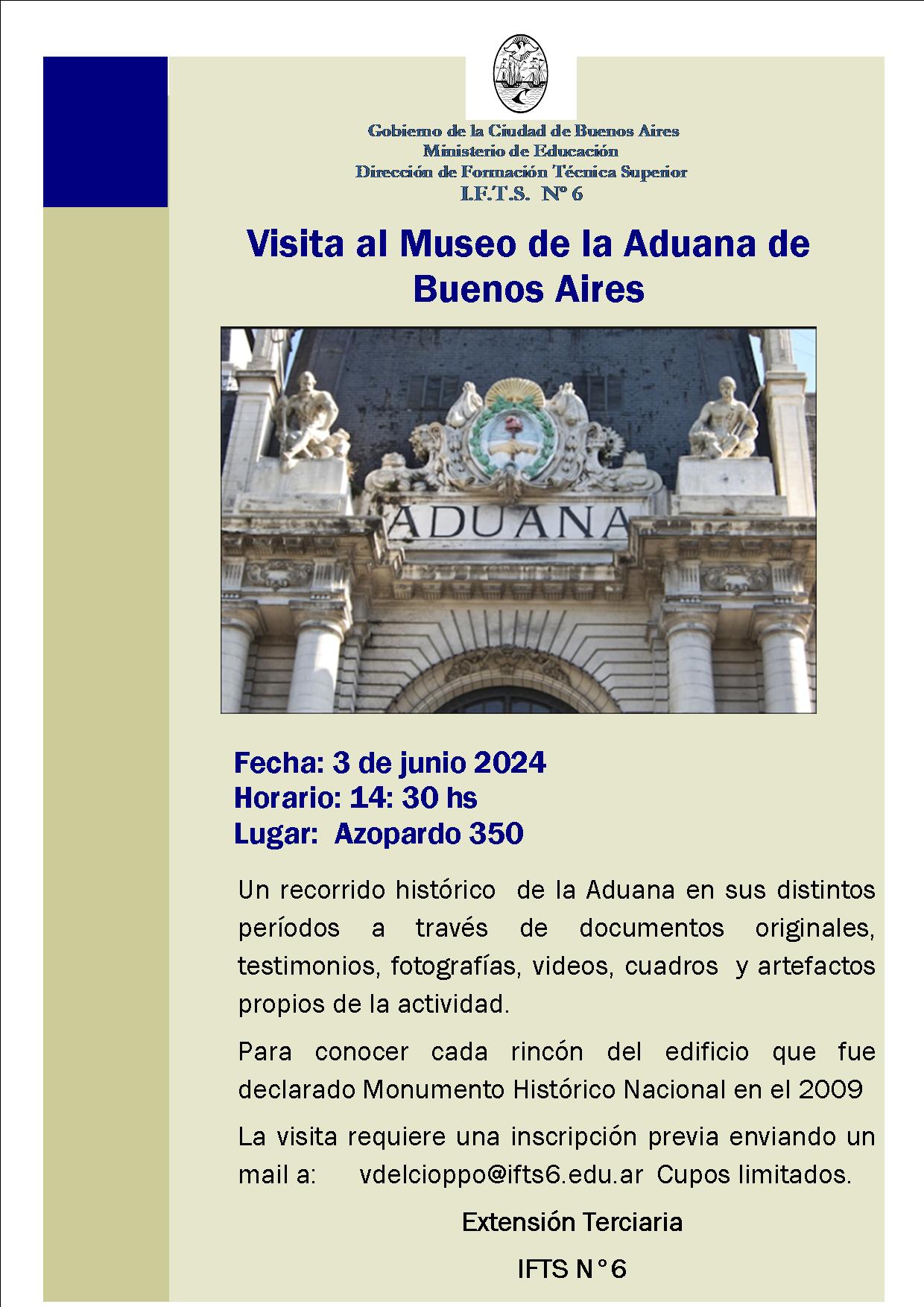 Visita Museo Aduana junio 2024